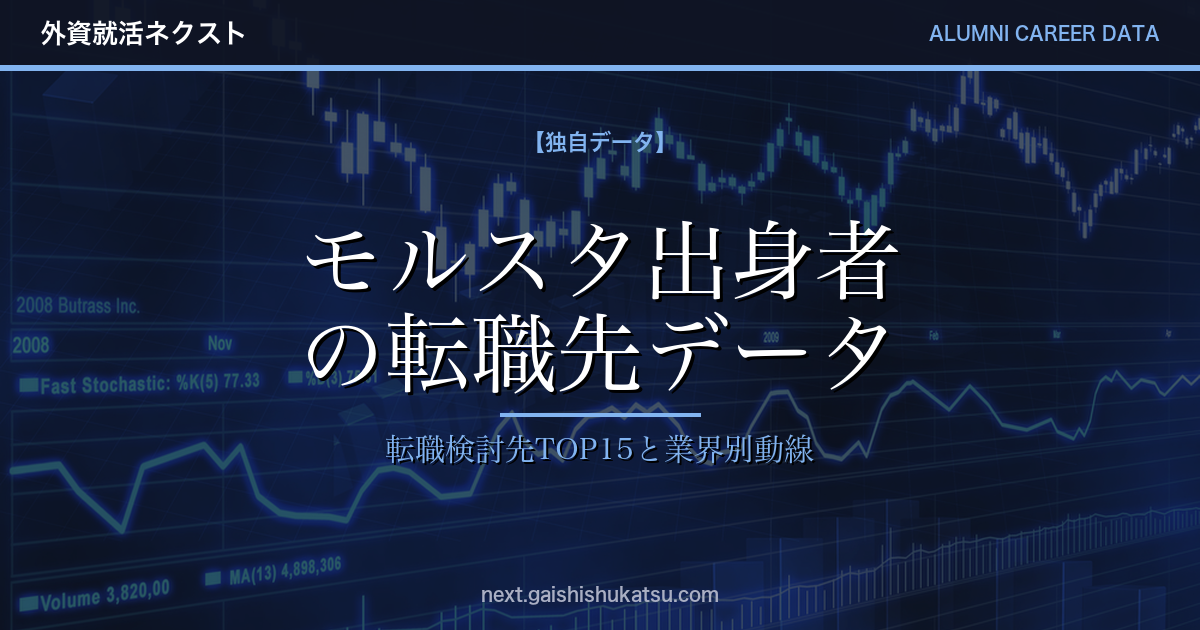 【独自データ】モルガン・スタンレー出身者は次にどこへ転職するのか｜転職先TOP15と業界別キャリア動線（2026年5/12更新）