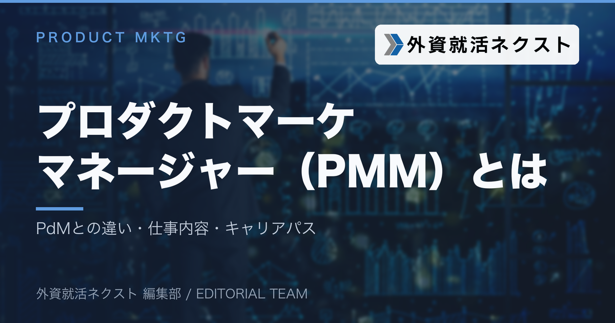 プロダクトマーケティングマネージャー(PMM)とは